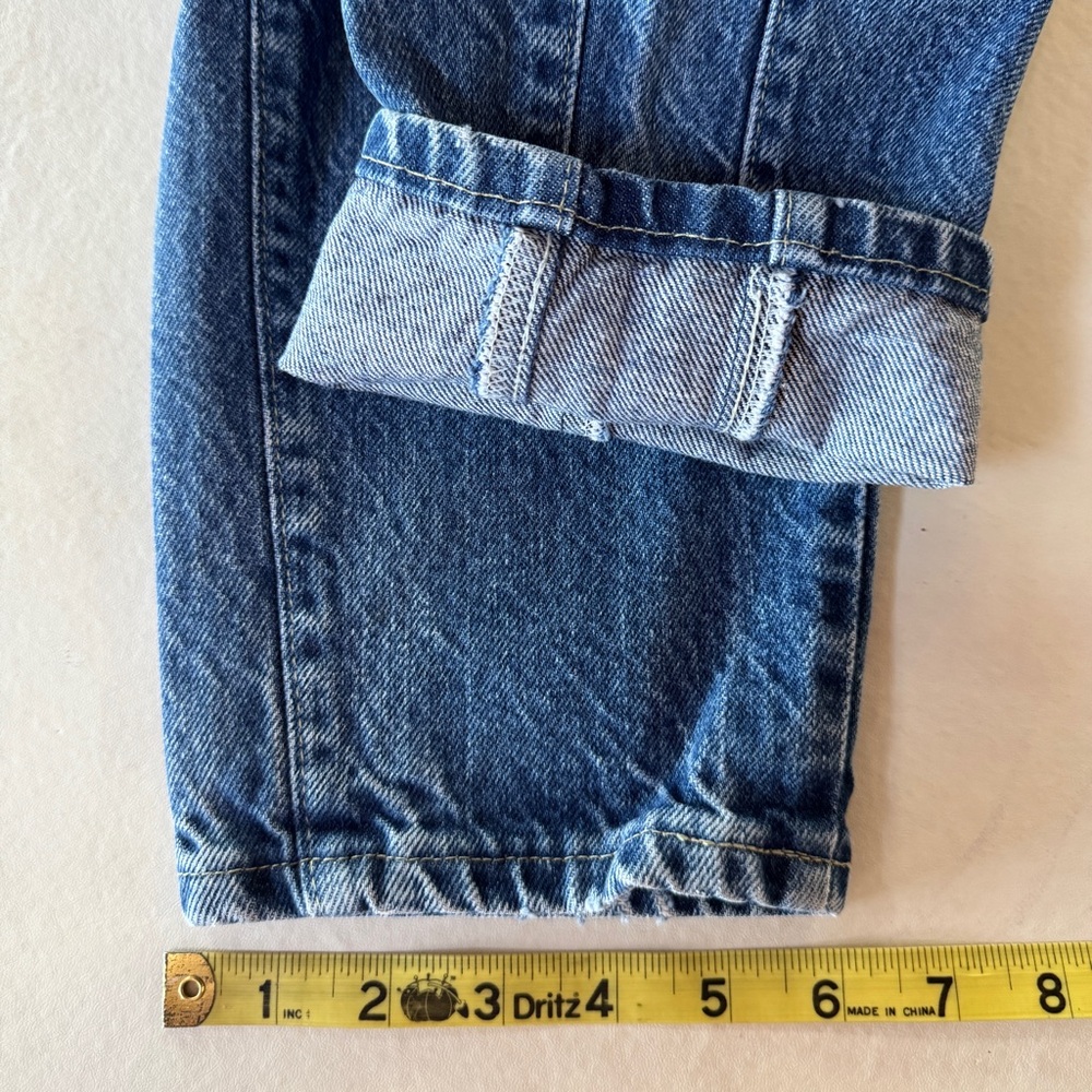Chic Vintage Classic Pleated Tapered Leg Mom Jeans (11/12 ~W24) - Picture 10 of 17